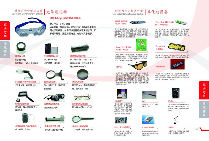 光學助視器及盲用產(chǎn)品-