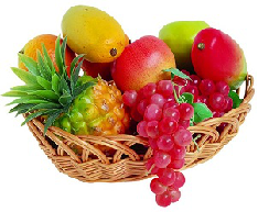 Simulation of fruits and vegetables