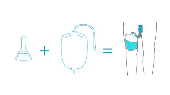 self adhesive male external catheter