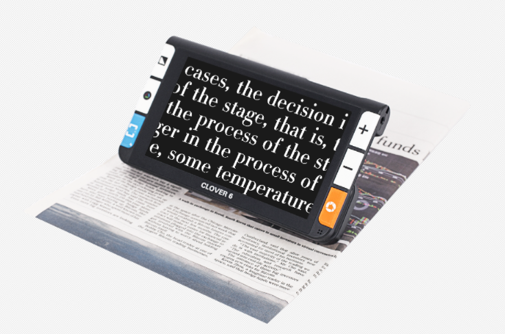 Clover 6 handheld video magnifier-