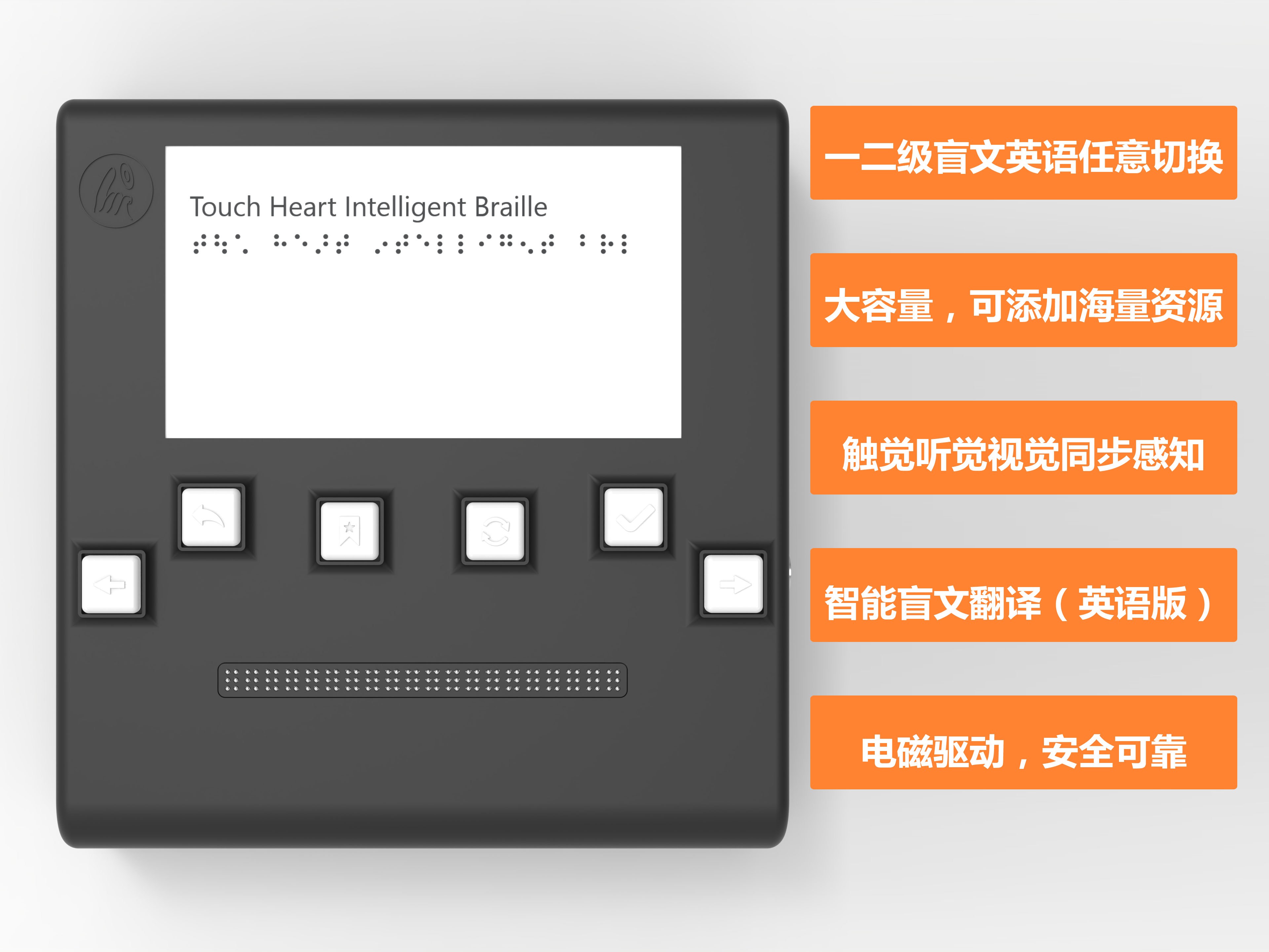 Heart Touching Intelligent English Braille Reader