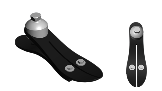 3D沃夫低踝高分叉雙掌