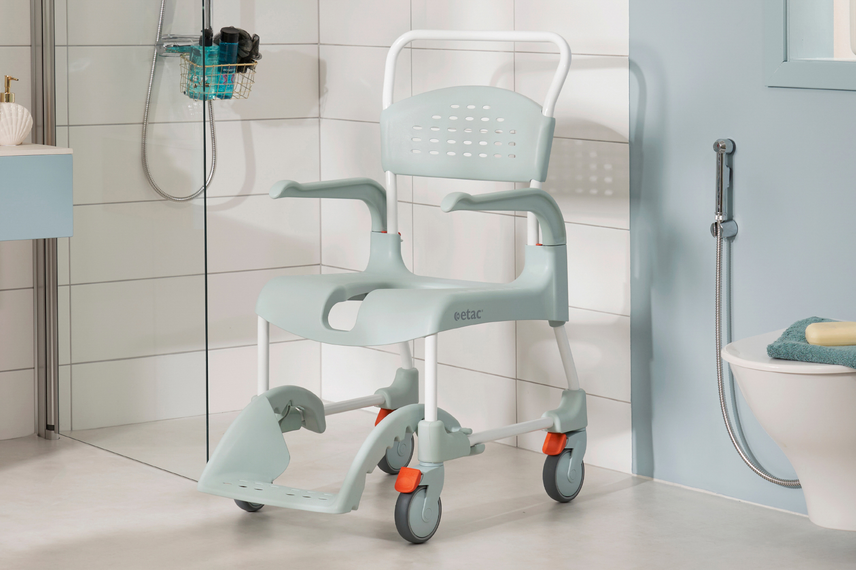 Etac Clean 移動式浴廁多功能椅
