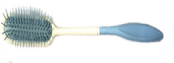 Long-handled curved handle airbag massage comb-