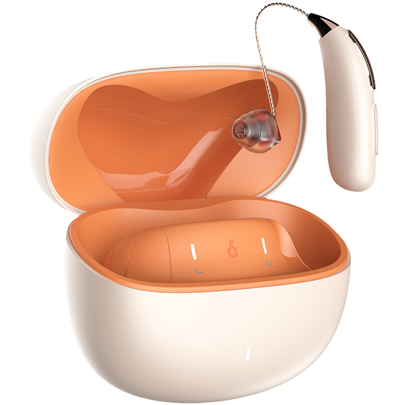 玖益醫(yī)療級智能藍牙耳背式助聽器（ P1 中大功率）